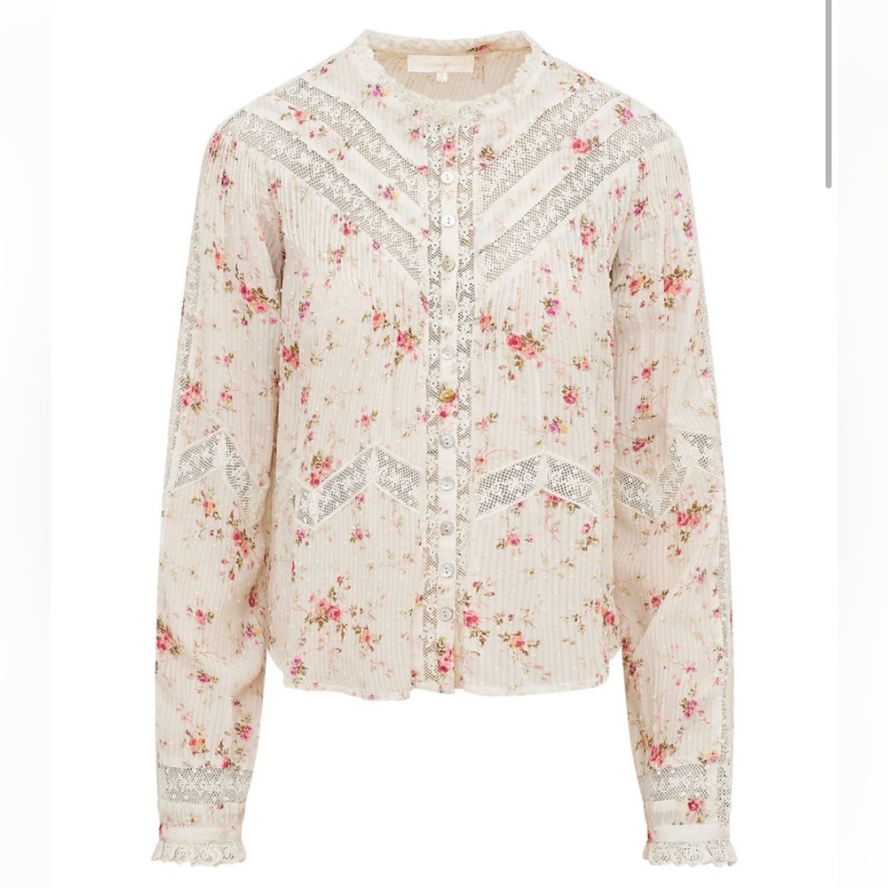 Ravelle Floral Button Down Top